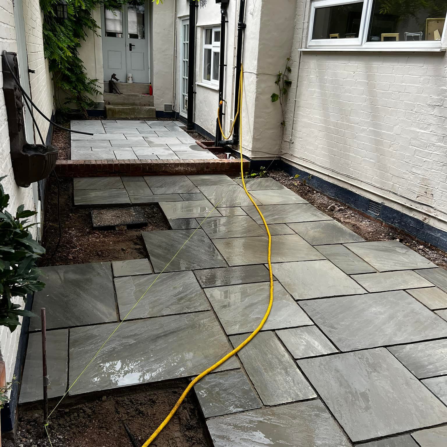 paved garden cleaning in Loughborough & Leicester