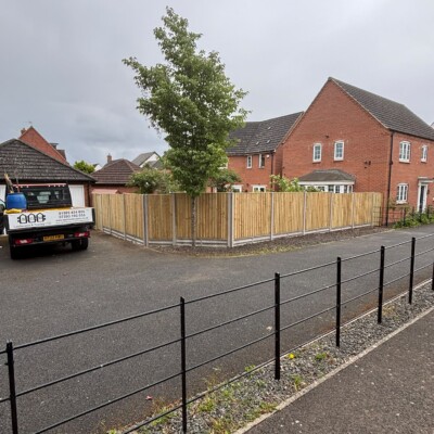 Traditional timber fencing